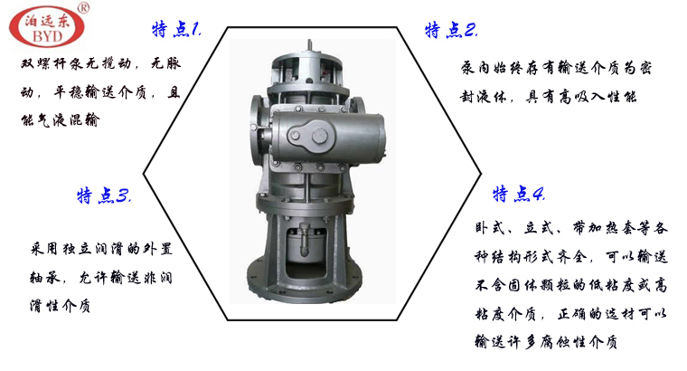 雙螺桿泵核心特點(diǎn)